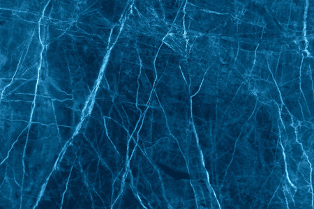 Blue color marble texture with natural pattern for wallpaper background or design art work.の写真素材