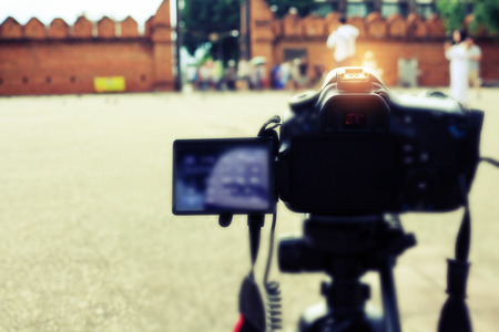 Blur of digital camera while taking a picture, Blurred photo, Soft focus.の写真素材