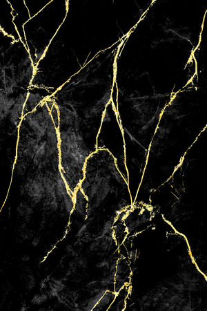 Black and gold marble texture design for cover book or brochure, poster, wallpaper background or realistic business and design artwork.の写真素材