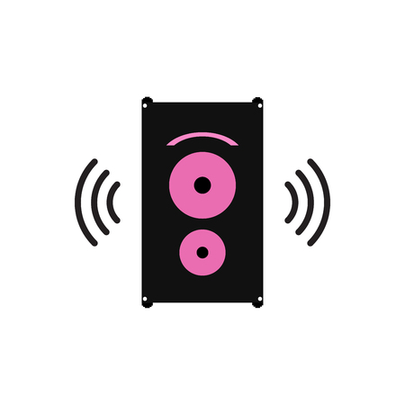 Speakers a sound box, vector.のイラスト素材