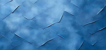 A textured blue background featuring layered, wavy shapes. The smooth appearance creates a calming effect, ideal for various design projects such as websites and presentations.の素材