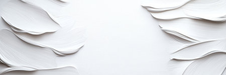 Abstract white textured background with smooth, flowing waves. Perfect for modern minimalist designs and creative projects. Ideal backdrop for design, art, and branding visuals.の素材