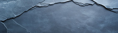 Close-up of textured slate surface with overlapping layers, showcasing natural patterns and dark hues. Ideal for backgrounds and design elements in projects requiring rugged elegance.の素材
