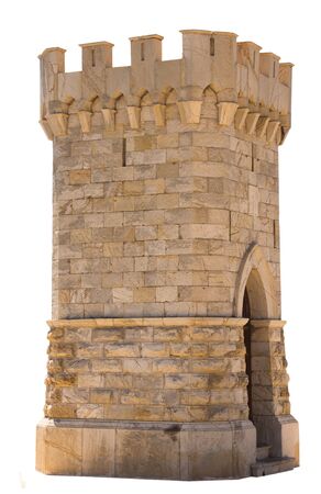 Tower, isolated against backgroundの写真素材