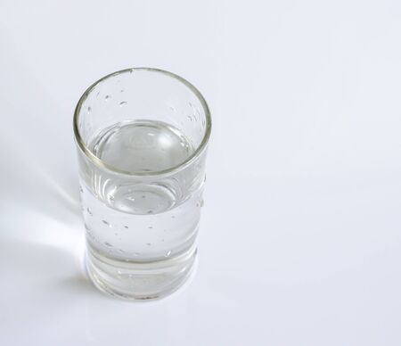 Water in the glassの写真素材