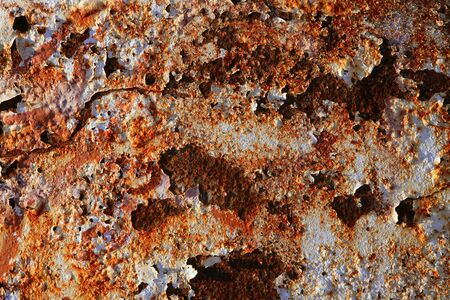 Rusty steel texture, marine environment rusted metal surfaces