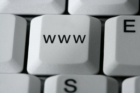 www fantasy key on a pc computer white keyboard