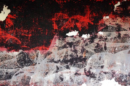 grunge red and black aged wall texture vintage backgroundの写真素材