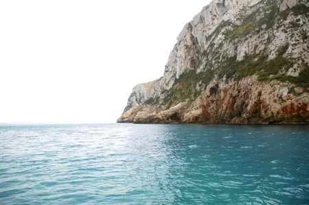 Cape San Antonio in Mediterranean sea Costa Blanca, spainの写真素材