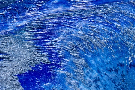 abstract blue paint texture shapes background fresh liquid