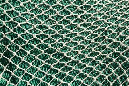 Fishing nets and tackle in Andratx port from mallorca Balearic islandの写真素材