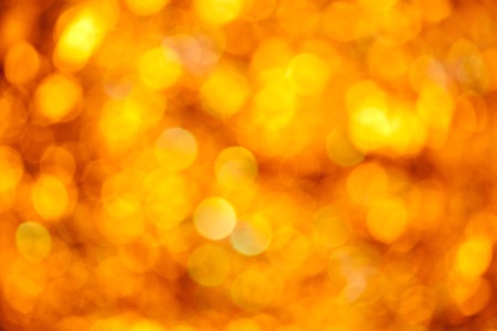 Abstract golden blurred lights christmas background