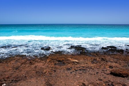 Lanzarote Punta Mujeres volcanic beach in Canary Islands