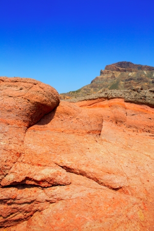 Canary islands in Tenerife Teide National Park mountainsの写真素材