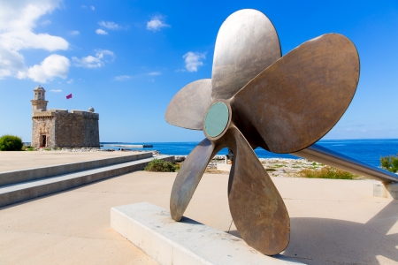 Ciutadella Castell de Sant Nicolas Castillo San Nicolas in Ciudadela Baleari Islandsのeditorial素材