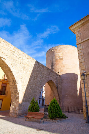 Segorbe Castellon Torre de la Carcel Portal de Teruel in Spain Valencian Communityの写真素材