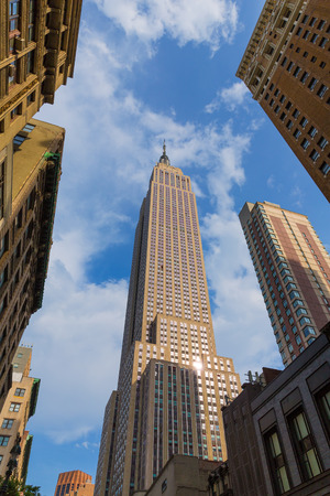Empire State Building in Manhattan New York City USAのeditorial素材