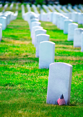 Arlington National Cemetery Virginia VA near Washington DC United Statesのeditorial素材