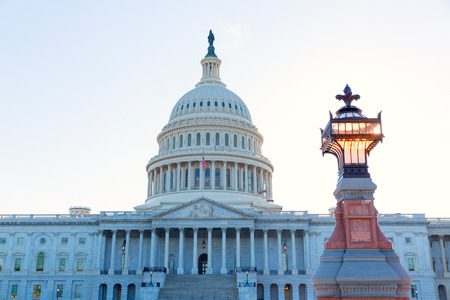 Capitol building Washington DC eastern facade USA US congressのeditorial素材