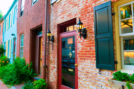 Chesapeake and Ohio Canal National Historical Park in Georgetown Washington DCの写真素材