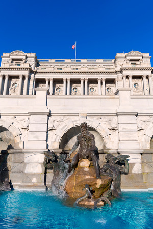 Library of Congress Thomas Jefferson building in Washington DC USAのeditorial素材