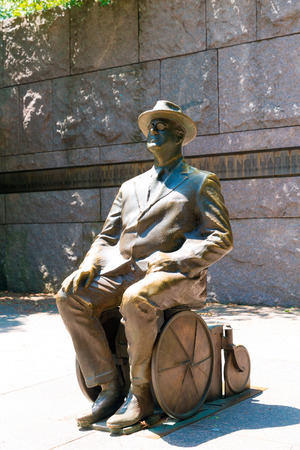 Franklin Delano Roosevelt Memorial in Washington DC USAのeditorial素材
