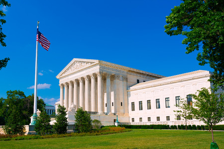 Supreme Court of United states building in Washington DC