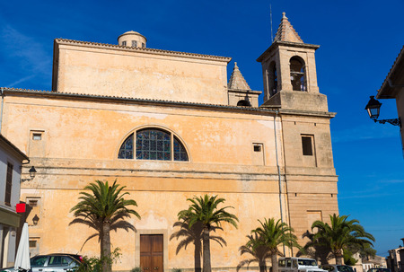 Majorca Alqueria Blanca Felanitx church in Mallorca Balearic islandの写真素材