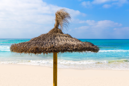 Majorca Es Trenc ses Arenes beach in Campos Balearic islands of Mallorca Spain Majorca Es Trenc ses Arenes beach in Campos Balearic islands of Mallorca Spain