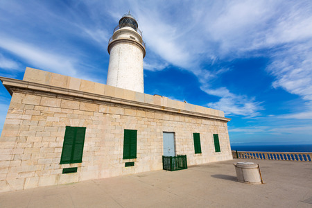 Majorca Formentor Cape Lighthouse in Mallorca North at Balearic islands of Spainの写真素材