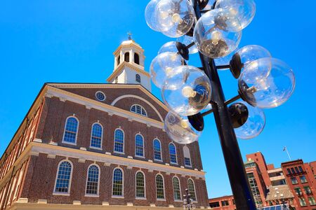 Boston Faneuil Hall marketplace in Massachusetts USAの写真素材