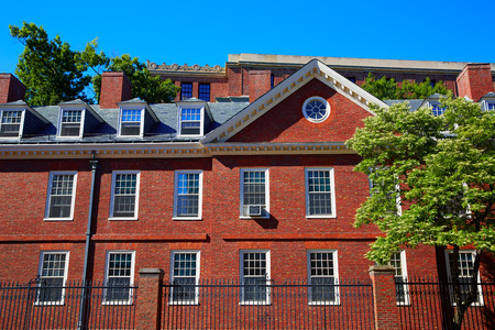 Harvard University in Cambridge Massachusetts USAのeditorial素材