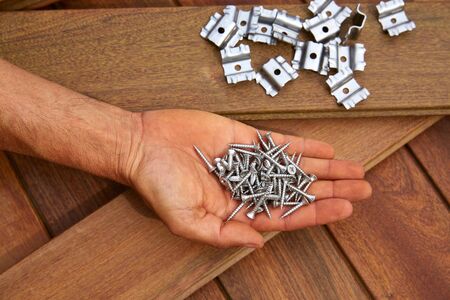 Ipe decking deck wood installation screws clips and fasteners