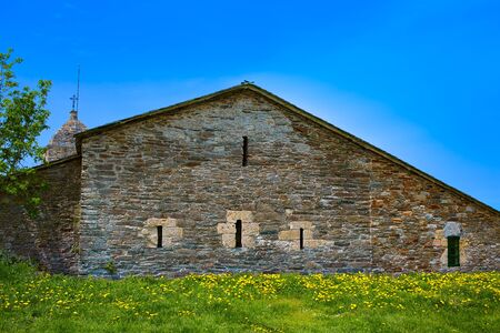O Cebreiro by the way of Saint James in Galicia Spainの写真素材