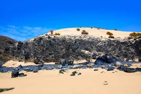 Jandia beach Mal Nombre Fuerteventura at Canary Islands of Spain