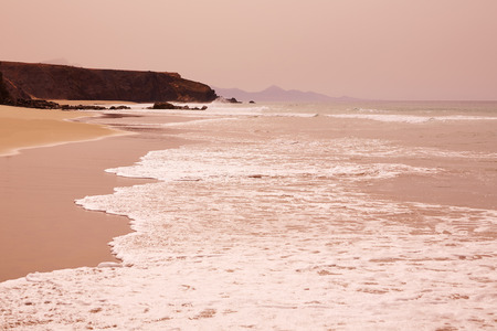 Fuerteventura La Pared beach at Canary Islands Pajara of Spain