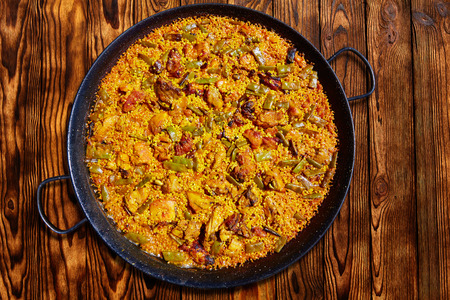 Paella from Spain rice recipe from Mediterraneanの写真素材