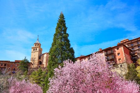 Albarracin medieval town in Teruelの写真素材