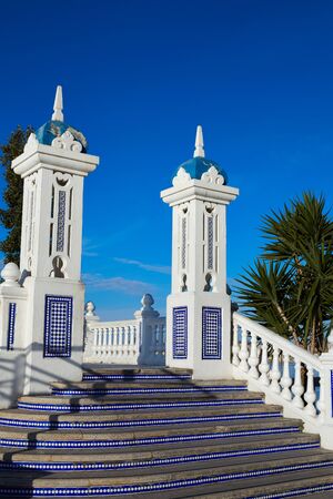 Benidorm Mirador del Castillo Mediterranean lookout point in Alicante Spainの写真素材