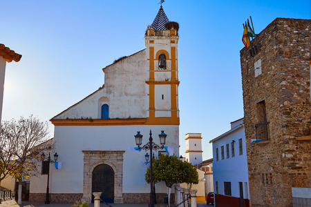 Almaden de la Plata by Via de la Plata Way of Spain in Andalusiaの写真素材