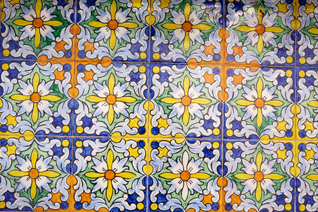 Seville Sevilla Plaza de Espana tiles Andalusia Spain square