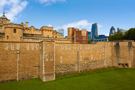 Tower of London in England view from outside