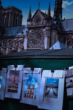 Saint Michel postcards in Notre Dame Paris photomount card images of my own copyright