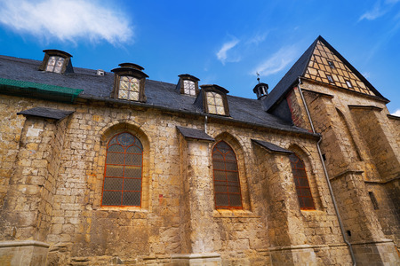 Stolberg church in Harz mountains of Germanyの写真素材
