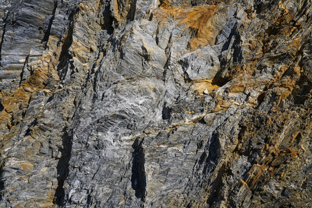 Slate stone texture detail in Pyrenees of Spain