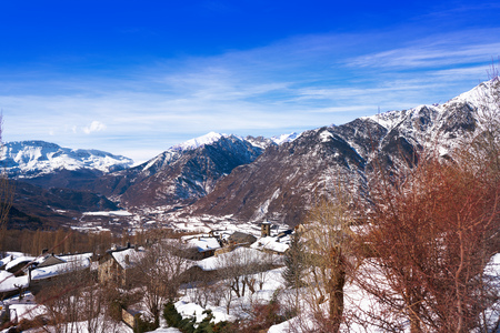 Cerler in Pyrenees of Huesca at Spainの写真素材