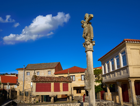 Horreo in Combarro Galician village of Pontevedra at Galicia Spain