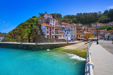 Cudillero village in Asturias from Spainの写真素材