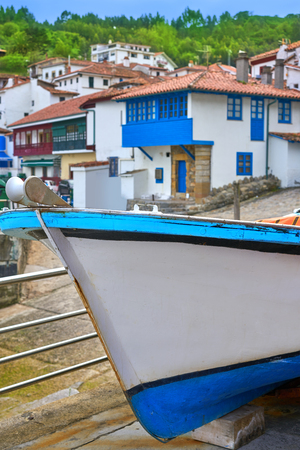 Tazones village of Asturias in Spainの写真素材