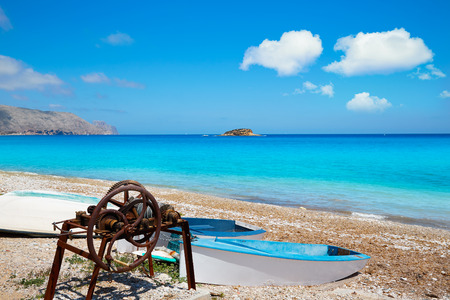 Altea beach in Alicante Playa de L Olla beachの写真素材
